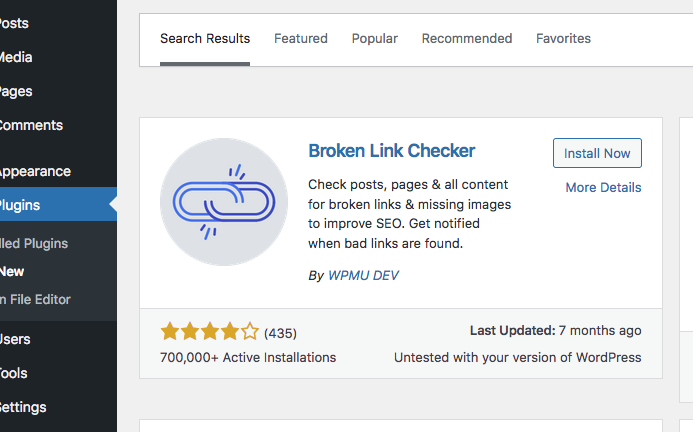 broken link checker