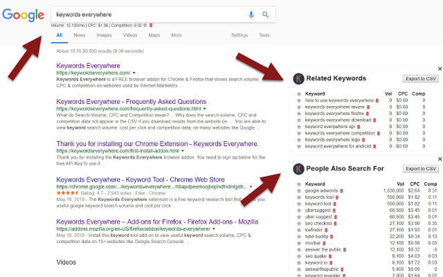 seo tool keywords