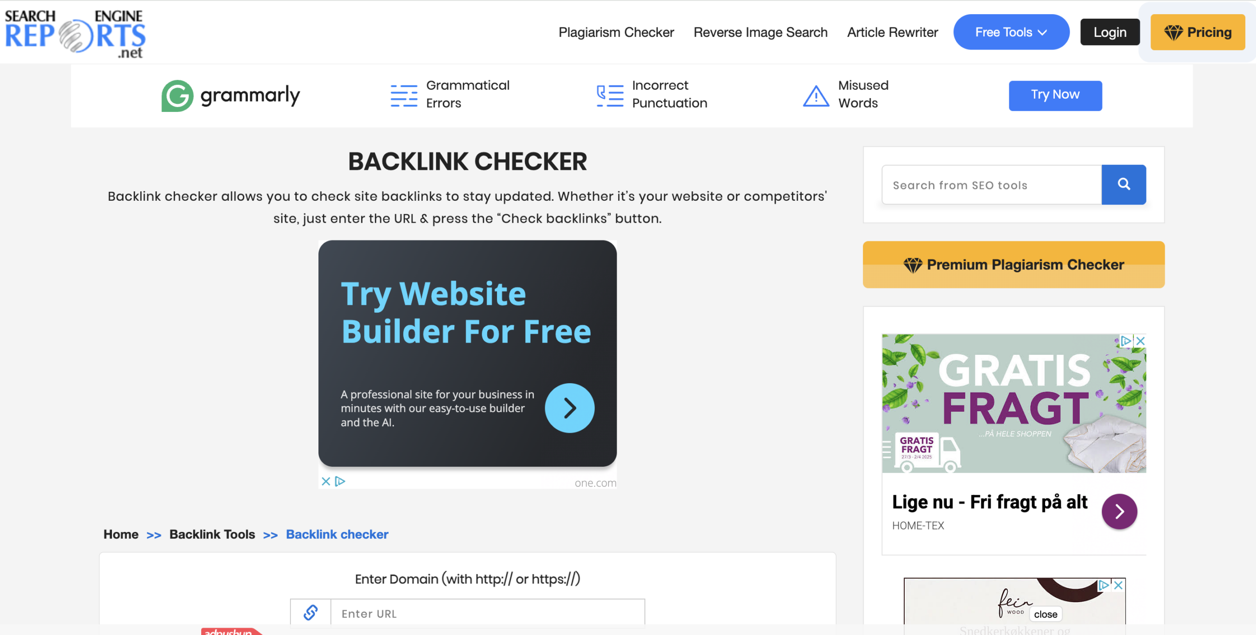 free backlinks check